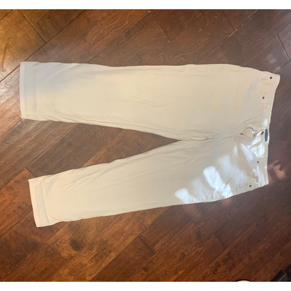 Talbots Women's White Simply Flattering 5 Pocket Ankle Jean - Sz 16